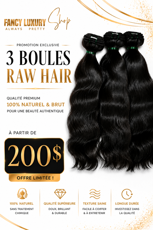 BUNDLE DEAL - 3 BOULES RAW HAIR
